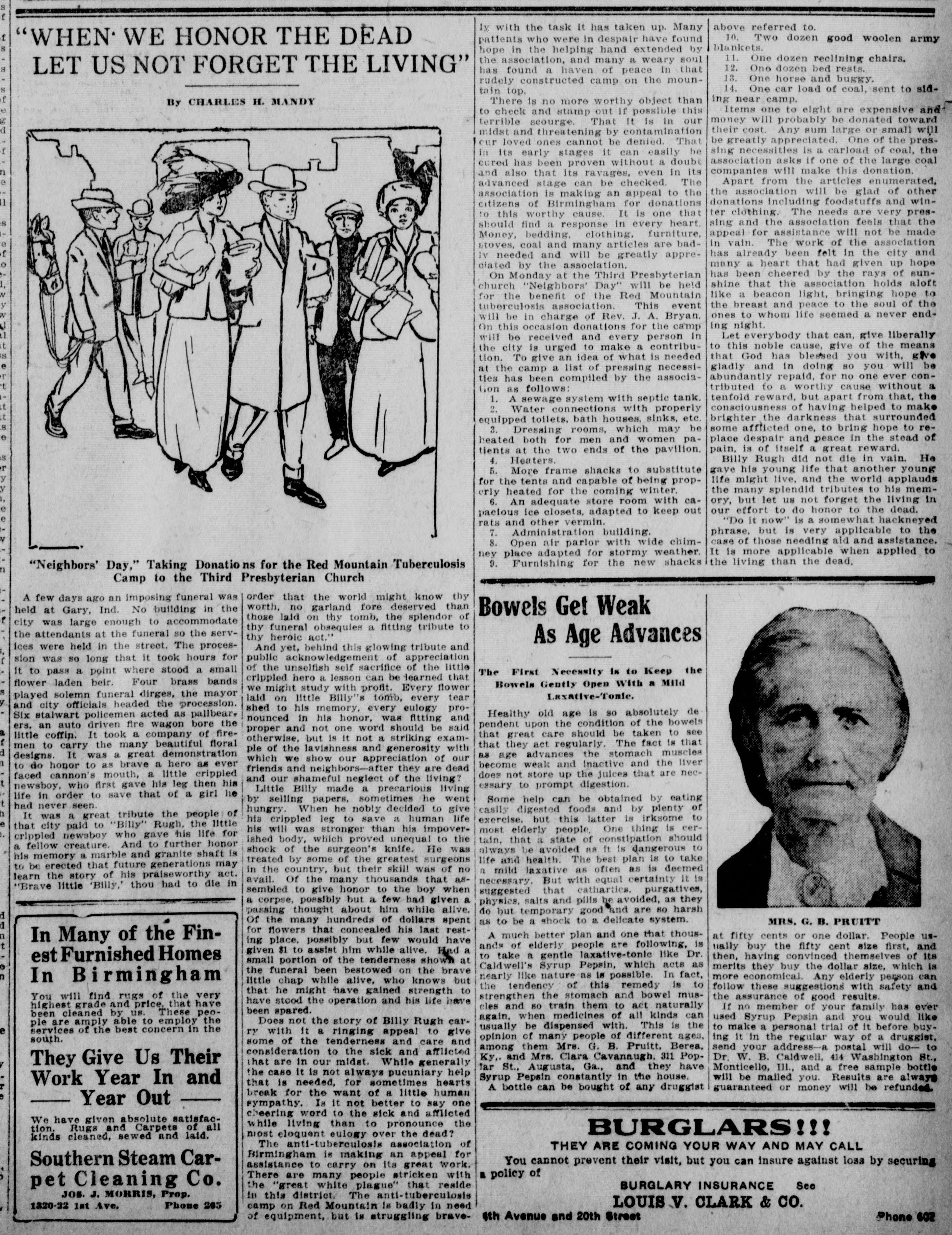 When We Honor the Dead Let Us Not Forget the Living